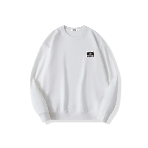 ONE PIECE Тяжелый Пуловер Свитшот Унисекс