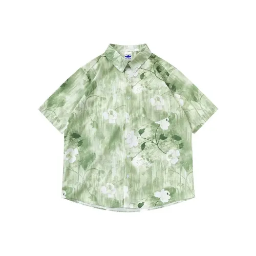 YOUSEKOO Зеленая унисекс рубашка