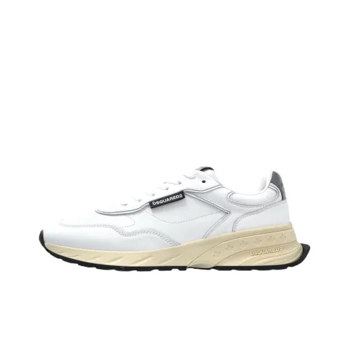 DSQUARED 2 SPRINTER Низкий Топ Casual Мужской Белый