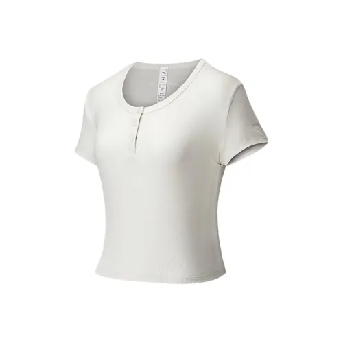 ANTA Variety Тренировки Коллекция T Рубашка Женские Числа Туманно-серый