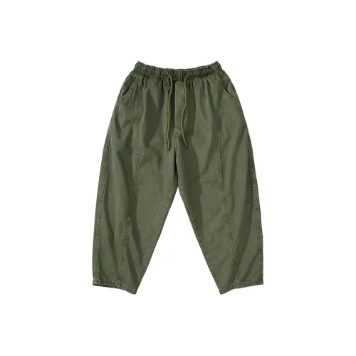 DAVID&ME Армейский зеленый Унисекс Джинсы