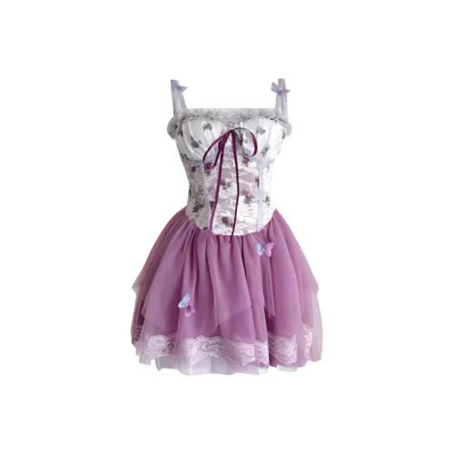 MISTVB Фиолетовый Женские Слиплатья