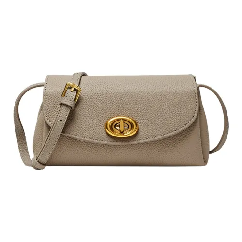 Narandu Сумка через плечо из коровьей кожи с синтетической кожей подушка маленькая женская слоновая серый