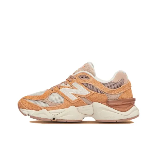 New Balance NB 9060 Устойчивый к истиранию Низкий Топ Повседневная обувь Унисекс Медный Коричневый