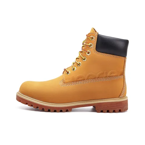 SLEADER Vintage Workwear Series Мартинсы Ячмень Желтый Унисекс