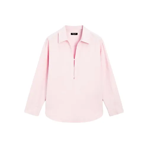 Massimo Dutti Светло-фиолетовые Женские Рубашки