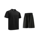 Чёрный топ + чёрные штаны