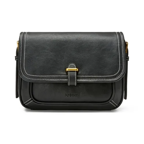 JOSINY ПУ (полиуретан) Сумка через плечо Сумка на плечо Средняя Женская Черная Коричневая Кофейная