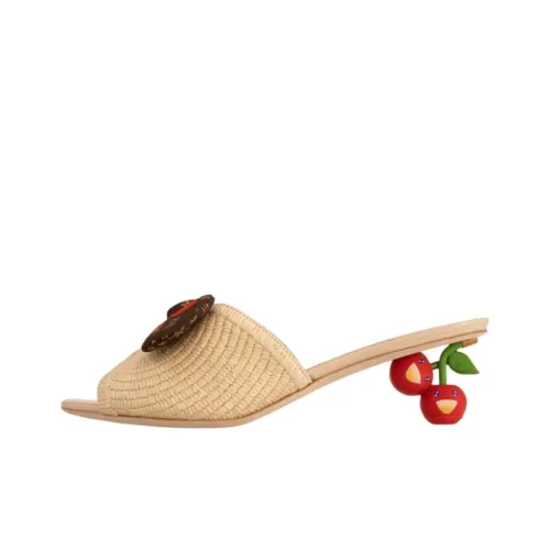 Takashi Murakami x LOUIS VUITTON Тихий Слипоны Женские Бежевый