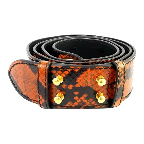 Burberry кожаный ремень для сумки женский оранжевый