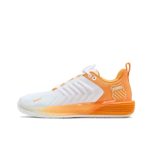 K·SWISS Теннисные кроссовки Low Top Белый Оранжевый Мужской