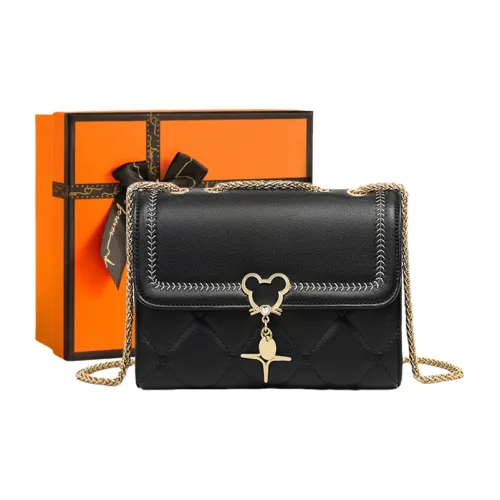 OUBOTE Сумка через плечо из синтетической кожи женская черная