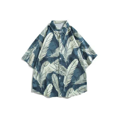 GEOGRE ALEX Синий Унисекс Рубашки