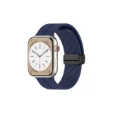 Полночный синий, магнитная застежка, углеродное волокно, узор Groove, стиль позиционирования.