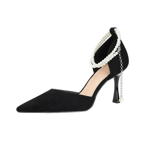 Boldi Kuki Узкий каблук Высокие каблуки 8 см Женские Черный