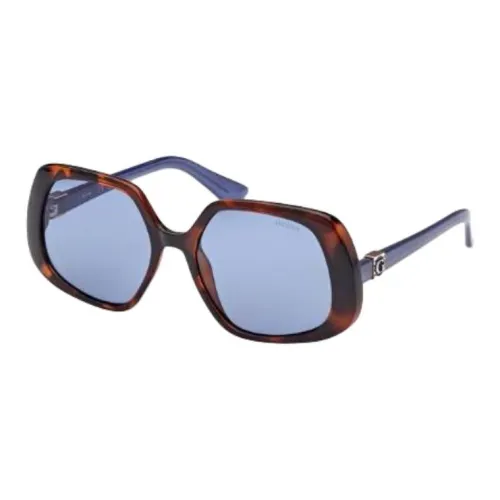 GUESS Ацетат Нерегулярная форма Солнцезащитные очки Женские Черепаховый