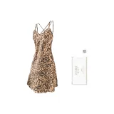 Топ с леопардовым принтом на бретелях