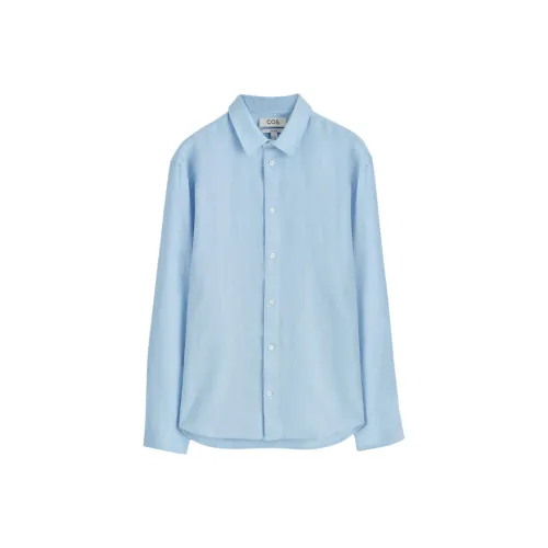 COS Светло-синие мужские рубашки