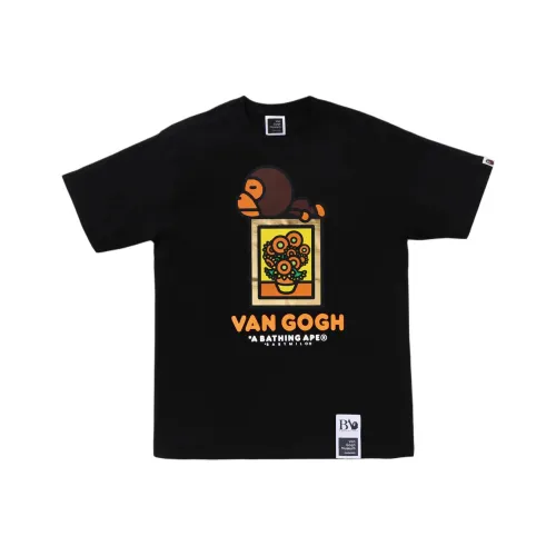 A BATHING APE X FANGAOBOWUGUAN LIANMINGKUAN SS25 T Рубашка Мужская