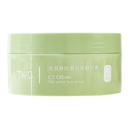 TWG Мороженое Шелковистый Белый чайный Уход за телом Скраб Увлажняющий Очищающий Скуален Белый чайный Скраб 200г Отшелушивающий