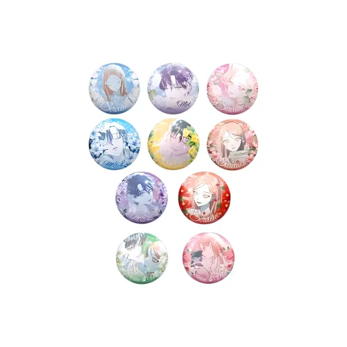 MOOUFAN The русалка's Цветочный дизайн Мечта Tale Уловленная в озере Коллекция Значки