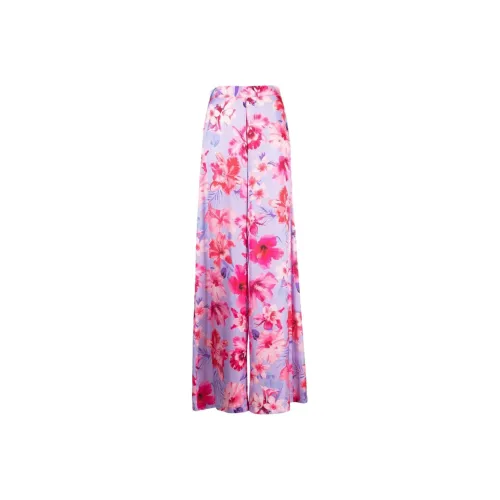 PINKO Розово-фиолетовые Женские Повседневные Брюки