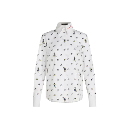 KARL LAGERFELD X Disney SS25 Рубашка Женская Белая