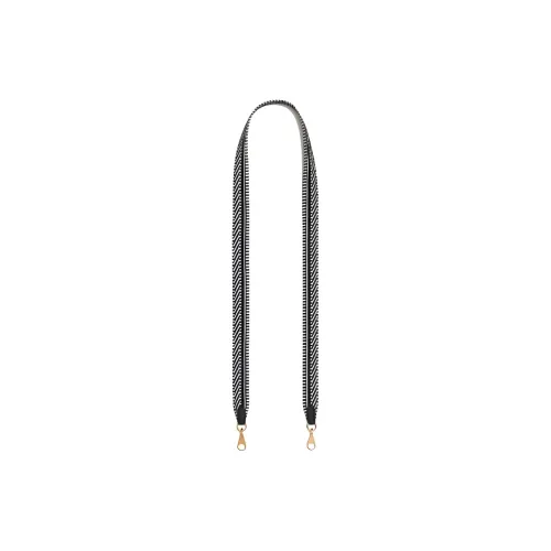 HERMES Cavale Холст Swift Телячья кожа Сумка Ремень Женский Светлый бежевый и Черный