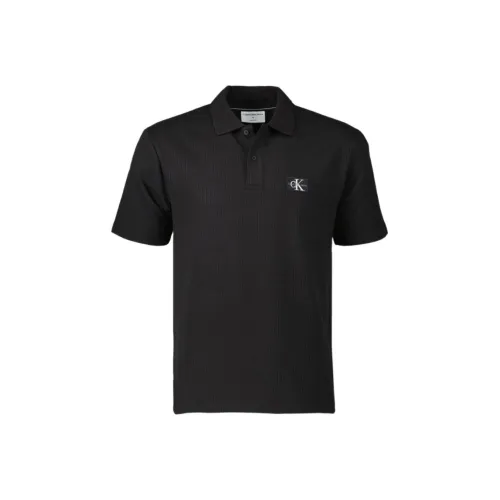 CALVIN KLEIN Поло Мужское Черное