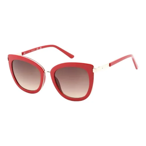 GUESS Металл Кошачий глаз Солнцезащитные очки Мужской Красный