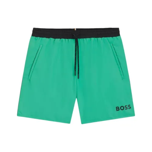 Hugo Boss Пляжные шорты Мужские Зеленые
