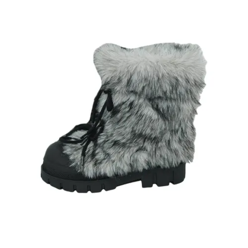 Mooreyu Atelier Термические Короткие Снежные Ботинки Женские Черные