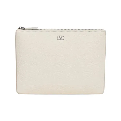 Valentino Телячья кожа Клатч Мужской Белый