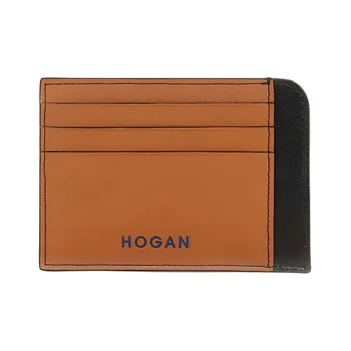 HOGAN Коровья кожа Держатель для карт Мужской Светлый Умбра