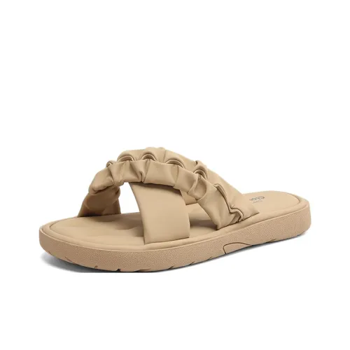 DAPHNE Резиновая подошва кожа пэчворк тихий слипон женский