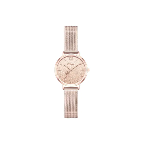 FILA Кварцевый Movement Женские FILA Philo Street Series Часы 34мм*34мм*8мм Розово-золотые