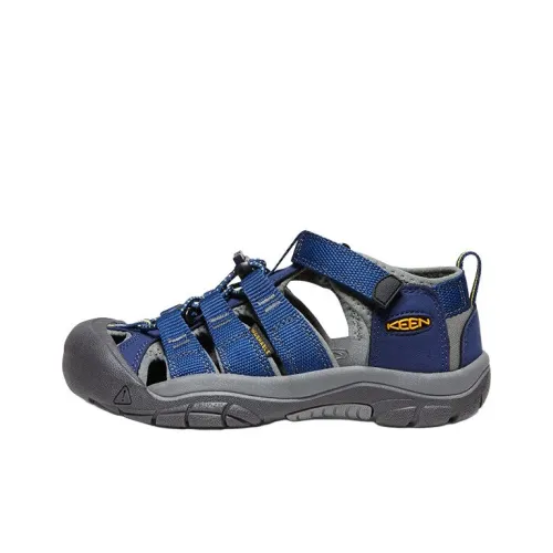 KEEN NEWPORT H2 Slip-Resistant Shock Absorbers с устойчивостью к истиранию Низкий Топ Детская Туристическая Обувь Серый Синий