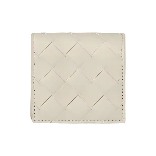 Bottega Veneta Кожа Монетница Мужская Белая