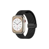 Черный, магнитная застежка, углеродное волокно, узор Groove, стиль позиционирования.