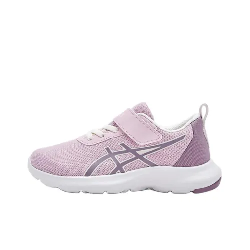 Asics Дышащий Rebound Support Низкий Топ Детская Беговая Обувь Розовый Фиолетовый