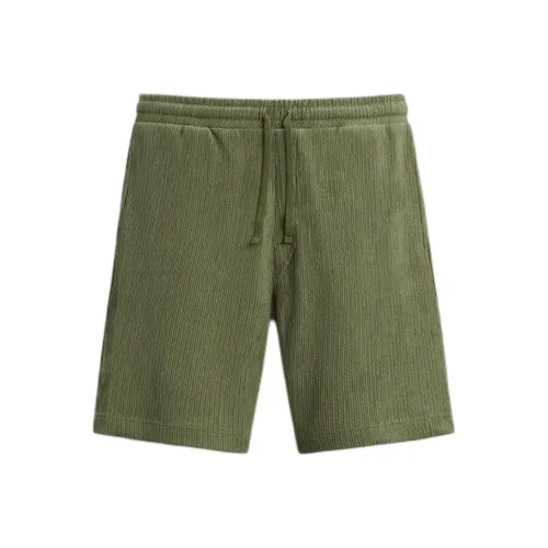 ZARA Moss Green Мужские Повседневные Шорты