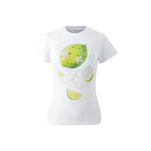 A Chock Белая Унисекс Футболка