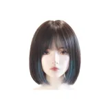 Коричневый, черный, хайлайтер, синий