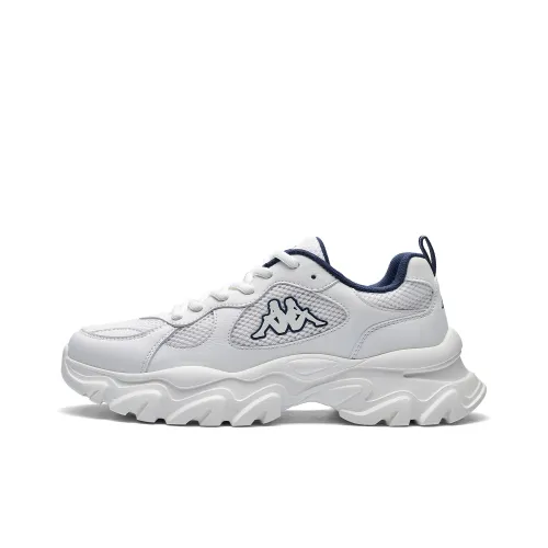 KAPPA Low-Top Классические Белые/Темно-Синие Унисекс