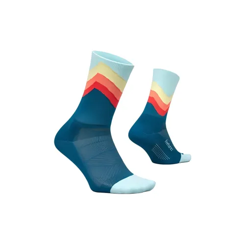 FEETURES Buffer High Top, Волна Рябь Унисекс Беговые носки