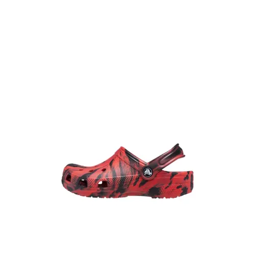 Crocs Slip-resistant и дышащая низкая обувь для малышей черная и красная для младенцев и малышей