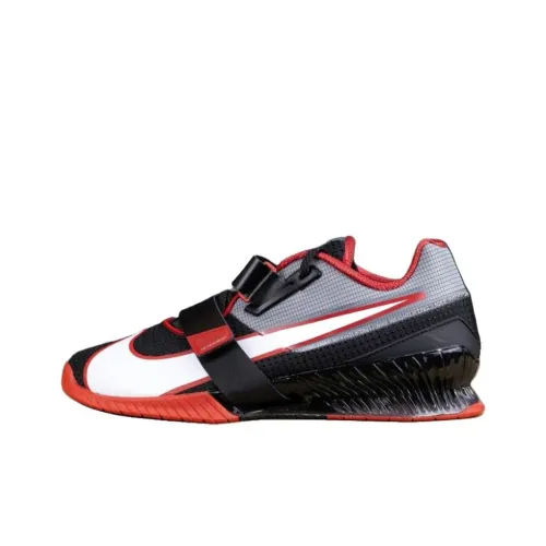 Nike Romaleos 4 Устойчивые к истиранию Низкие Кроссовки для тренировок Унисекс Черные