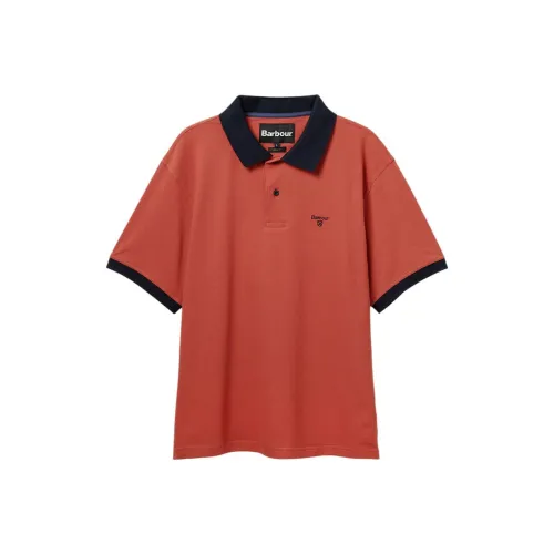 BARBOUR SS25 Поло Унисекс Red