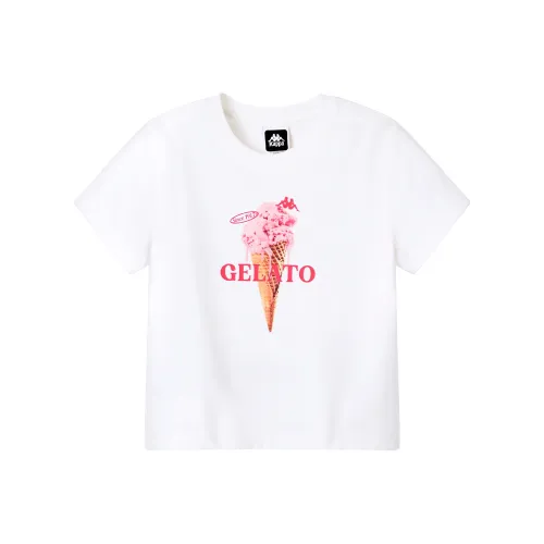 KAPPA Повседневный Cartoon Sweet Style С принтом Короткий рукав Удобный Versatile Loose Fit T-Shirt Женская