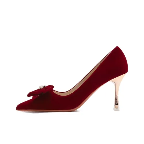 Lanza Низкий каблук Высокие каблуки Женские Красный